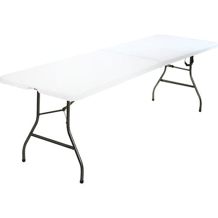 Cosco Home And Office Products Table, Folding, 30inWx96inDx29-1/4inH, White CSC14778WSL1X
